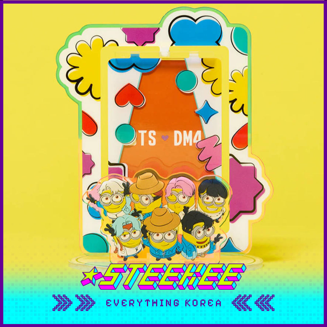 BTS X Despicable Me 4 Minions Collaborations Photo Stand Desk Decoration by Steekee Korea 2664