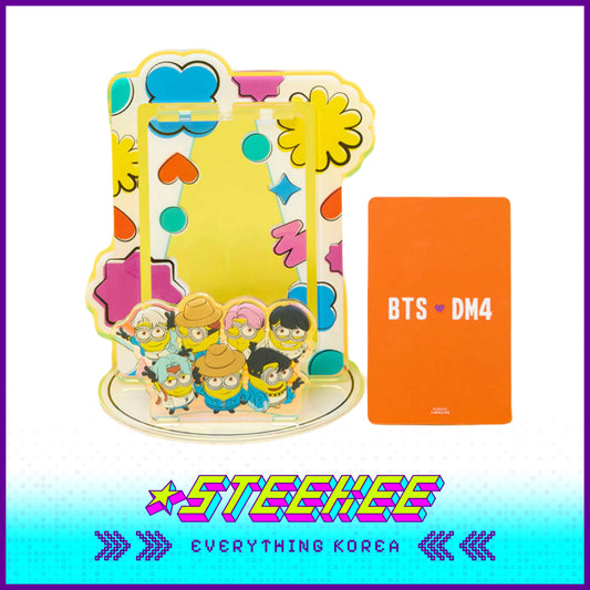 BTS X Despicable Me 4 Minions Collaborations Photo Stand Desk Decoration by Steekee Korea 2664