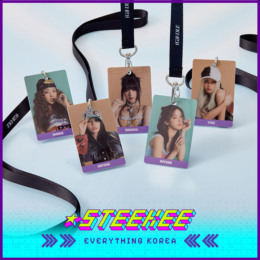 i-dle KLAXON Backstage Pass Lanyard Photo by Steekee Korea 2669