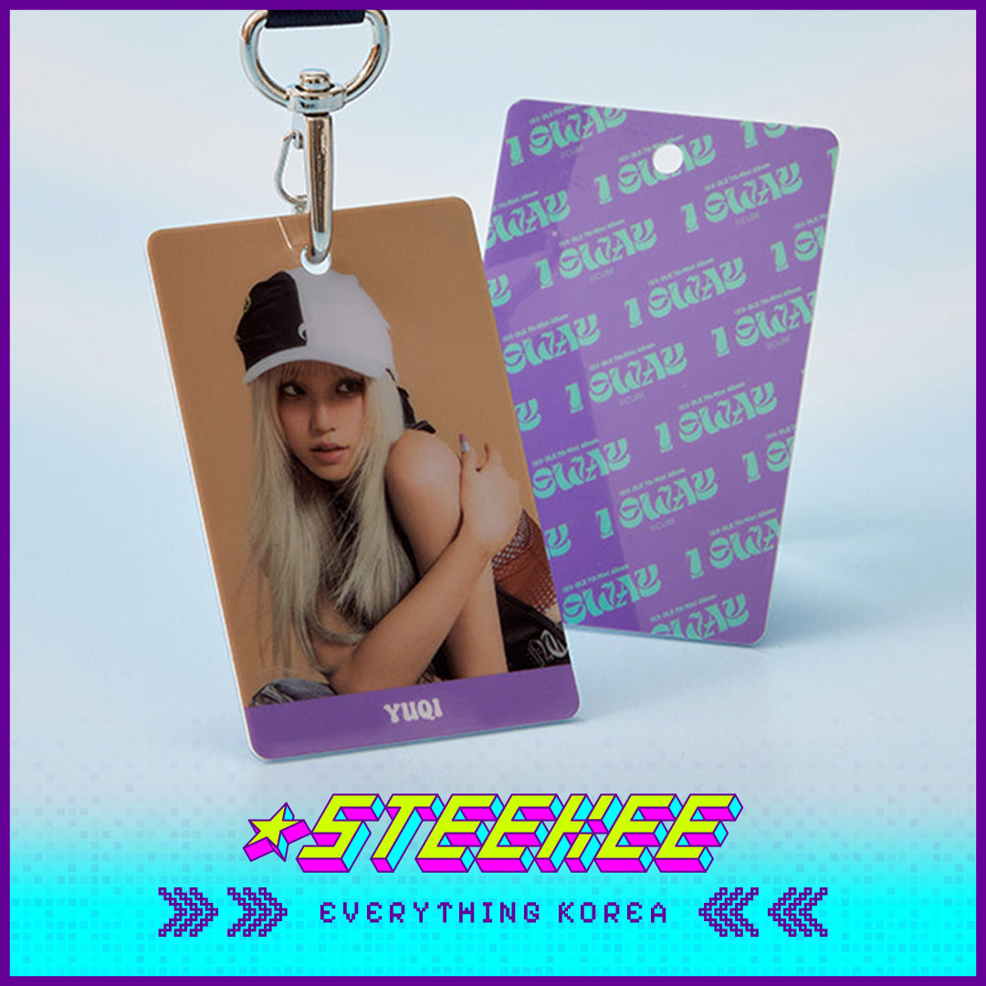 i-dle KLAXON Backstage Pass Lanyard Photo by Steekee Korea 2669