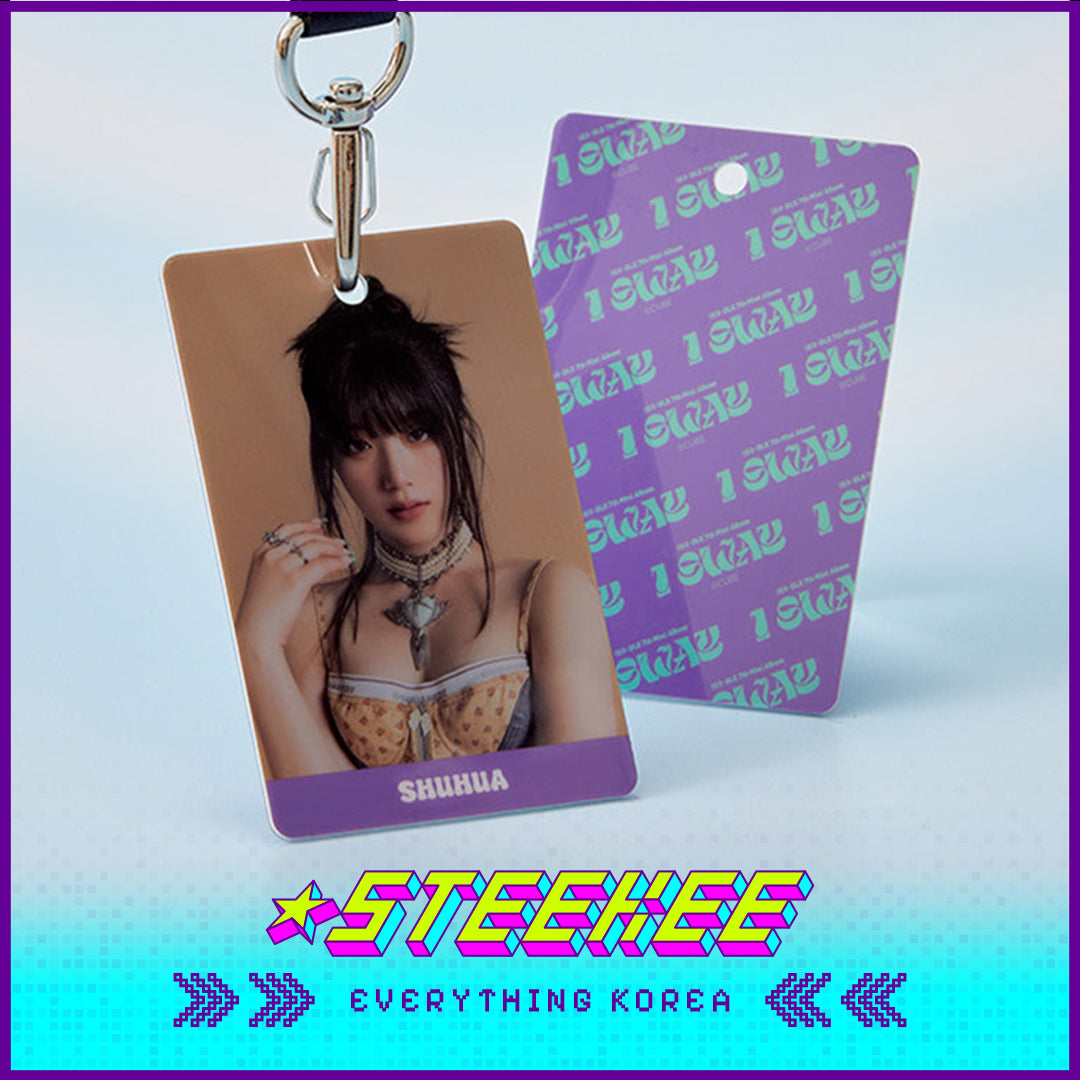 i-dle KLAXON Backstage Pass Lanyard Photo by Steekee Korea 2669