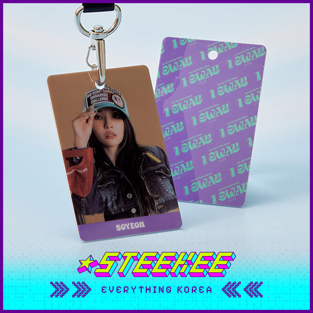 i-dle KLAXON Backstage Pass Lanyard Photo by Steekee Korea 2669
