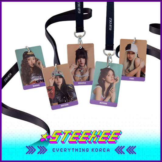 i-dle KLAXON Backstage Pass Lanyard Photo by Steekee Korea 2669