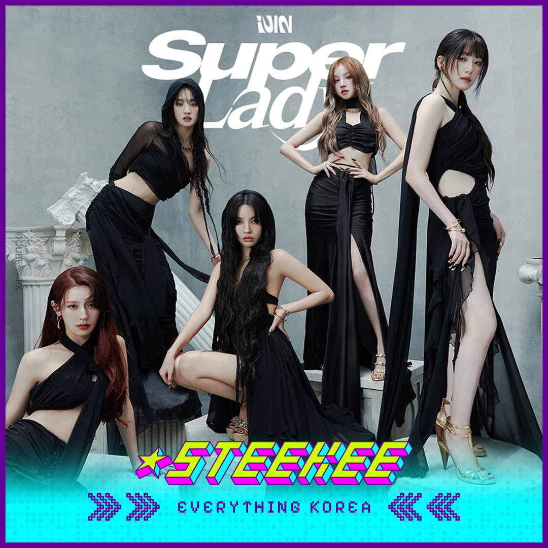 i-dle Super Lady Silver Sticker Pack Set by Steekee Korea 2670