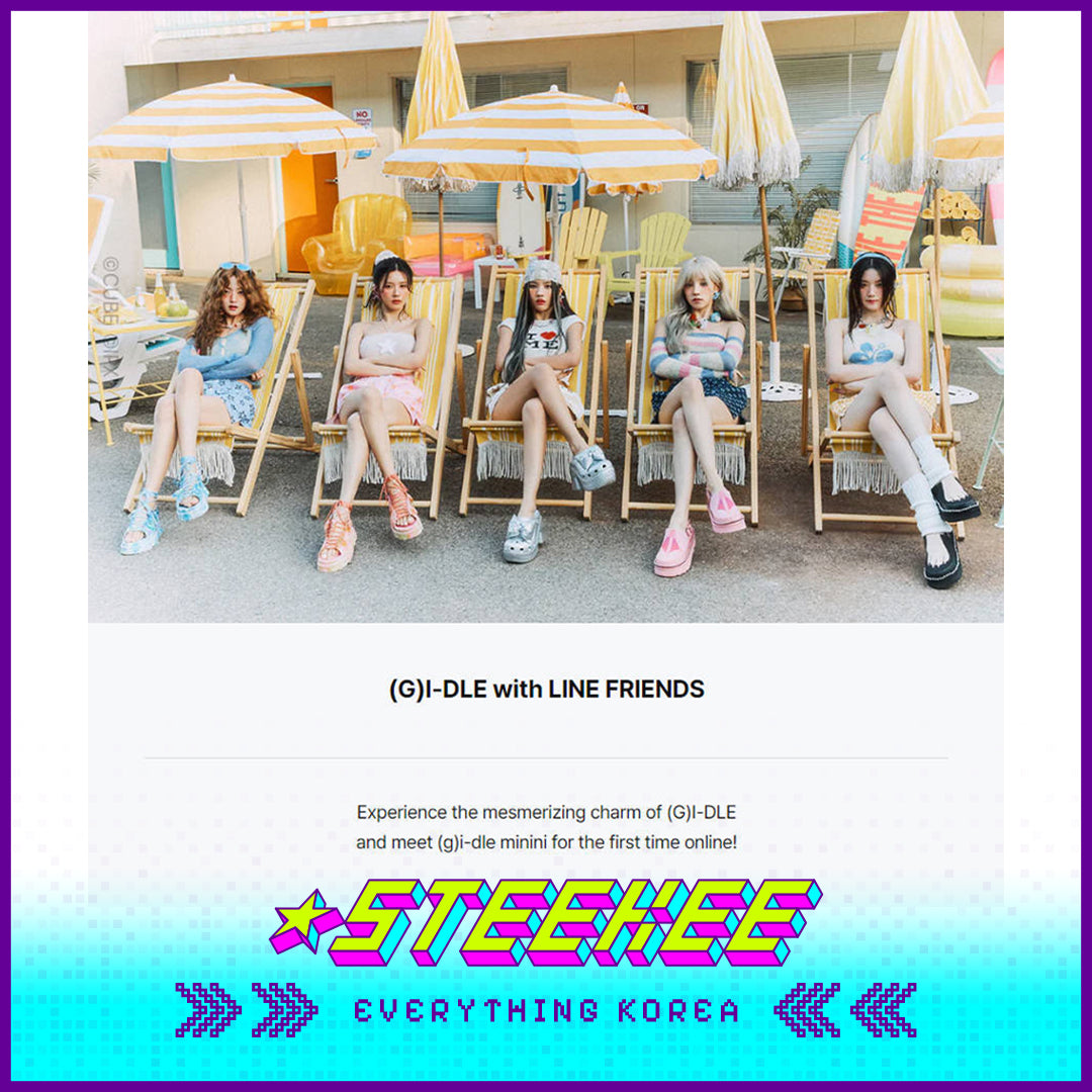 i-dle Super Lady Silver Sticker Pack Set by Steekee Korea 2670