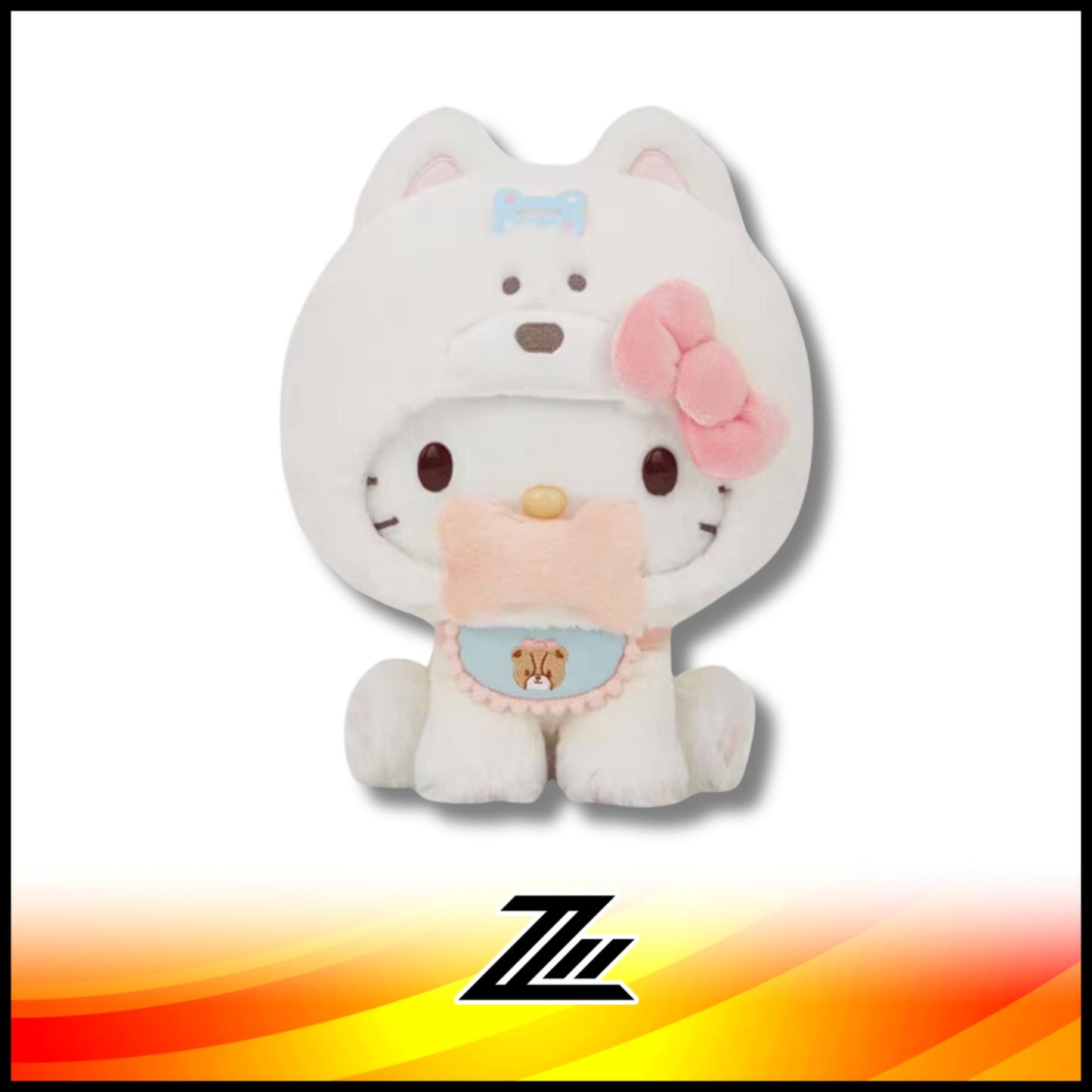 Sanrio Fluffy Puppy Series Plush Toy My Melody Hello Kitty Cinnamoroll Kuromi Pochacco Birthday Gift by ziileon 2883