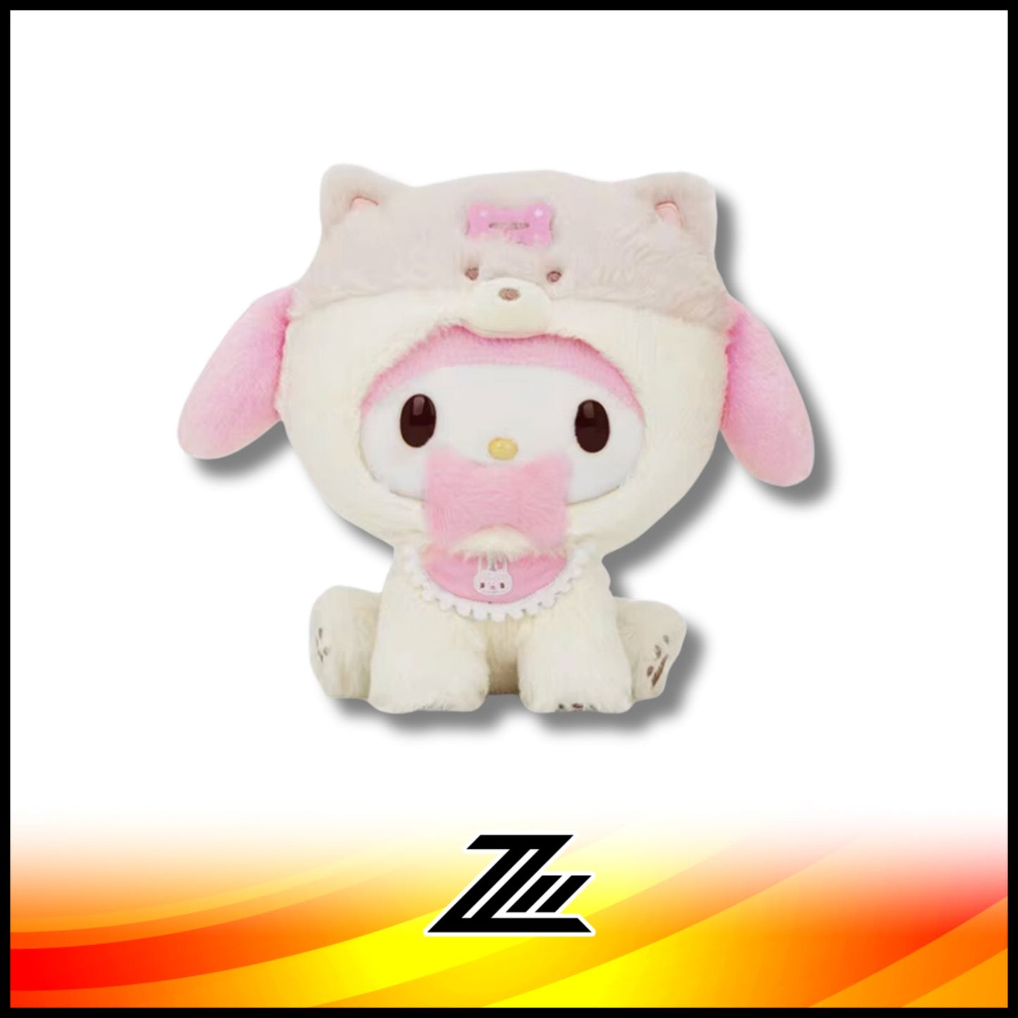 Sanrio Fluffy Puppy Series Plush Toy My Melody Hello Kitty Cinnamoroll Kuromi Pochacco Birthday Gift by ziileon 2883