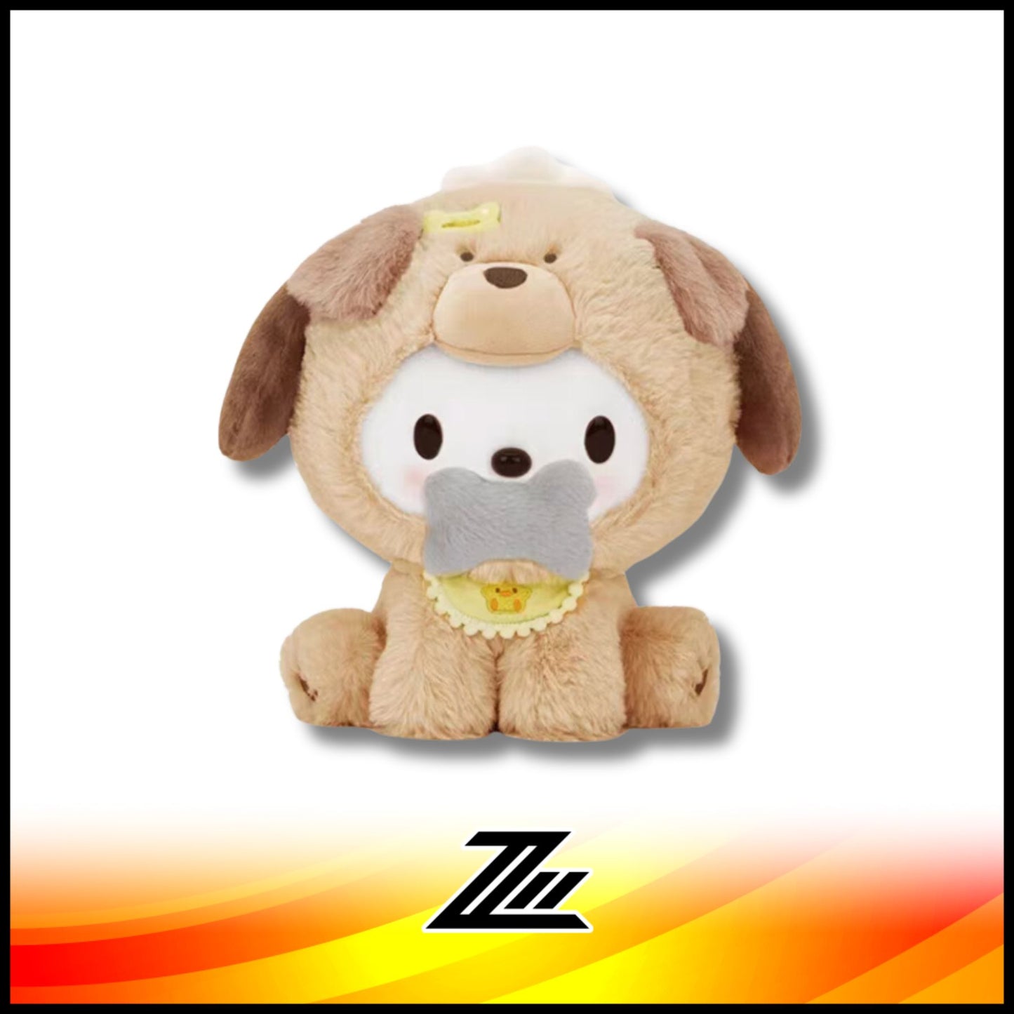 Sanrio Fluffy Puppy Series Plush Toy My Melody Hello Kitty Cinnamoroll Kuromi Pochacco Birthday Gift by ziileon 2883