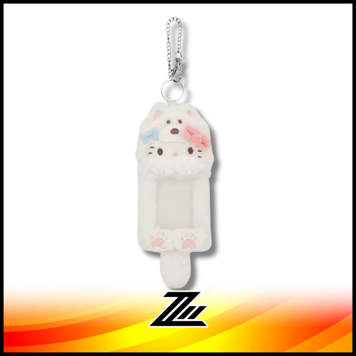 Sanrio Fluffy Puppy Series Card Holder My Melody Hello Kitty Cinnamoroll Kuromi Pochacco Birthday Gift by ziileon 2884