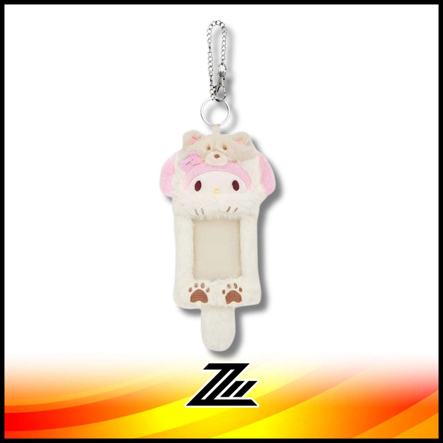 Sanrio Fluffy Puppy Series Card Holder My Melody Hello Kitty Cinnamoroll Kuromi Pochacco Birthday Gift by ziileon 2884