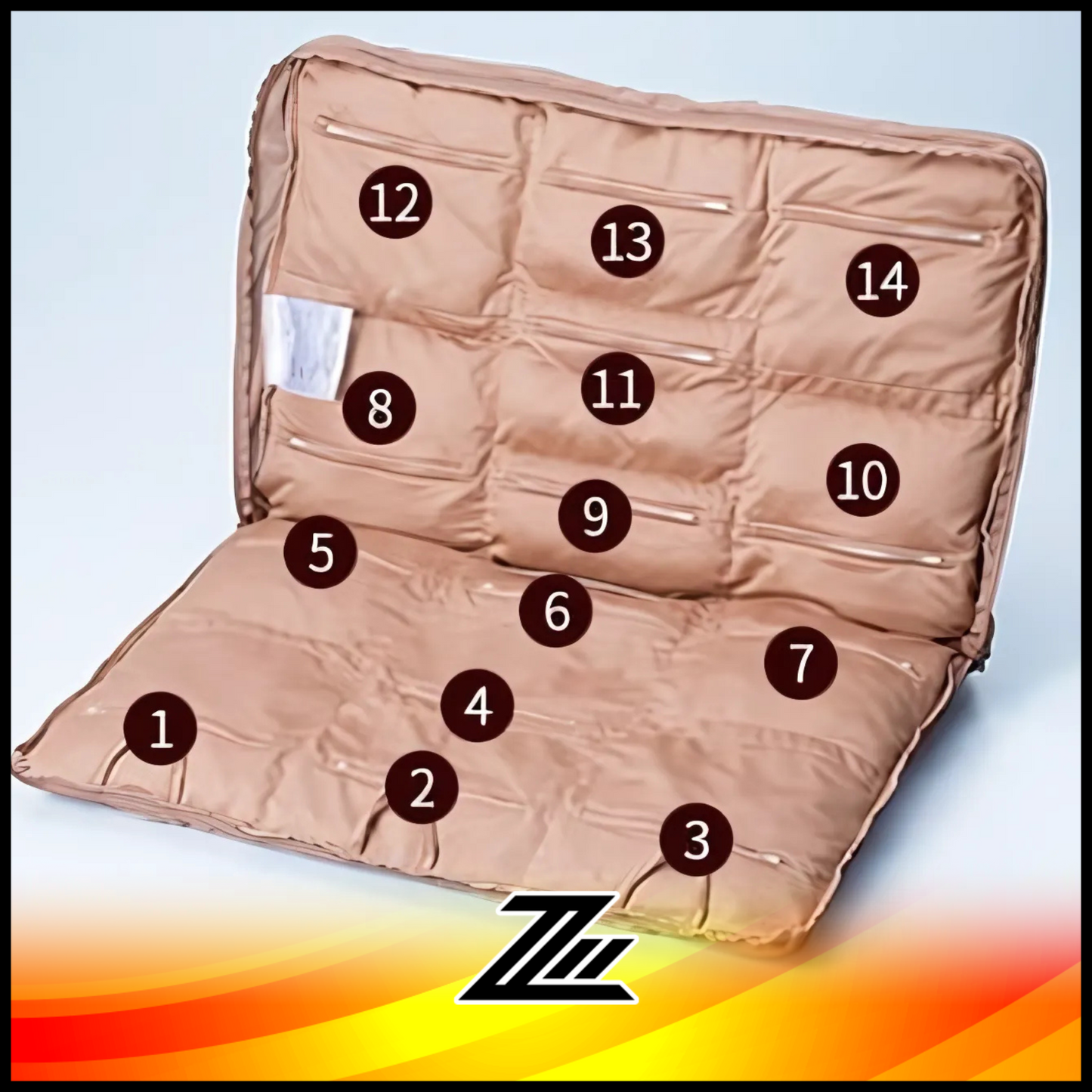 Jibunmakura Minmaku Premium Japanese 14-Zone Customisable Sleep Pillow by ziileon Japan 2885