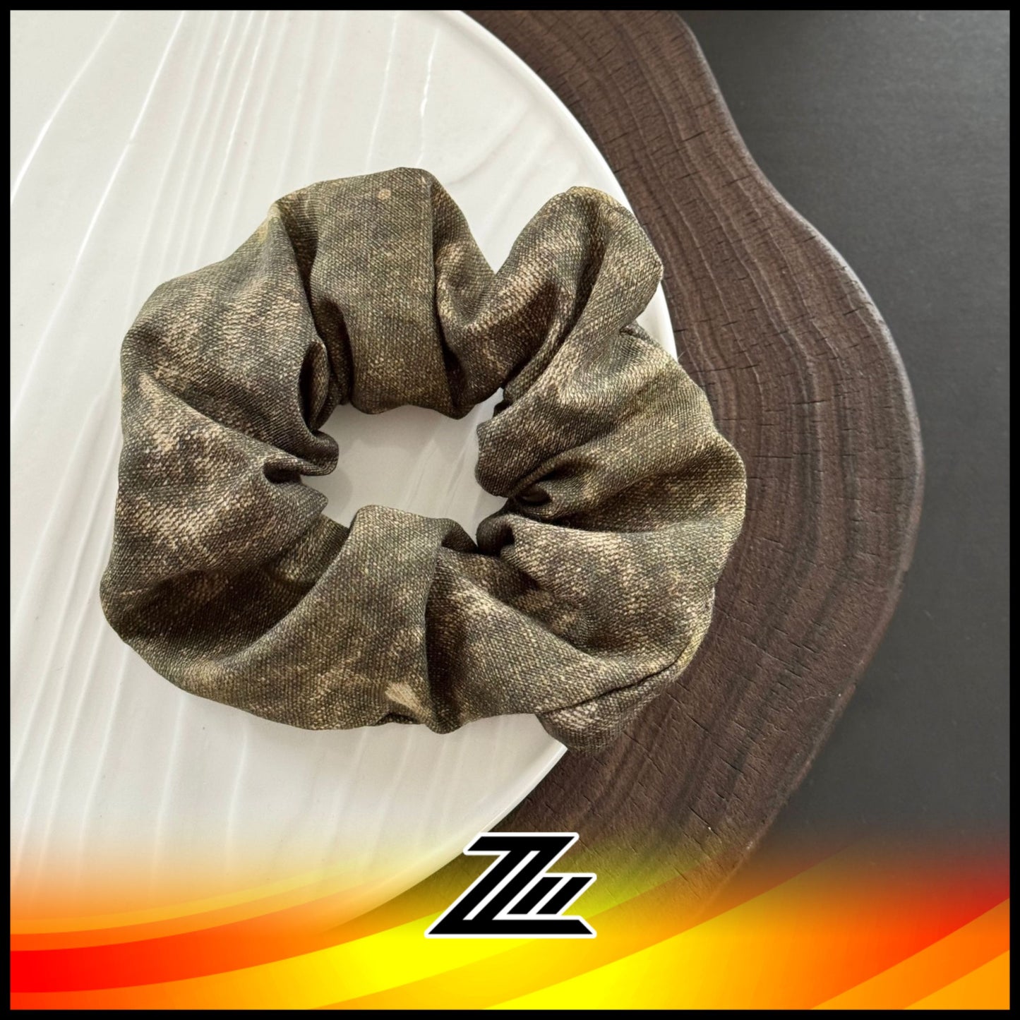 Aroma De Tinta Japan Artisanal Hair Tie Scrunchie Limited Edition Handmade Design 15cm by zilleon 2887