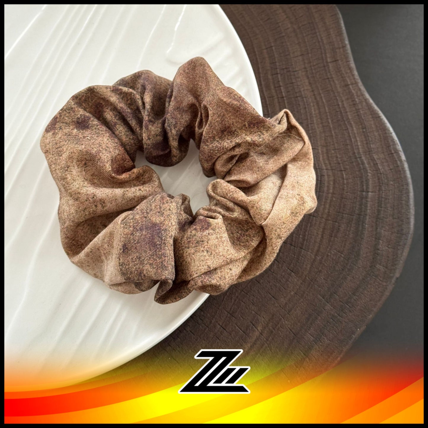 Aroma De Tinta Japan Artisanal Hair Tie Scrunchie Limited Edition Handmade Design 15cm by zilleon 2887