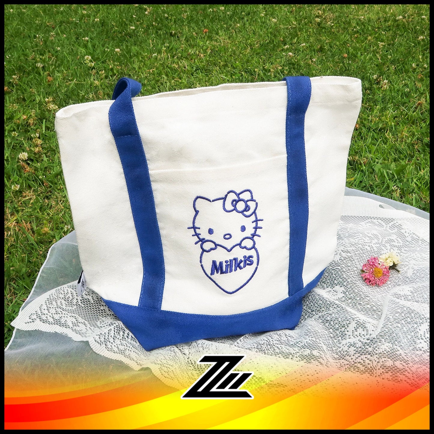 Lotte Milkis x Sanrio Characters Hello Kitty Eco Tote Bag NFS GWP by zilleon 2888