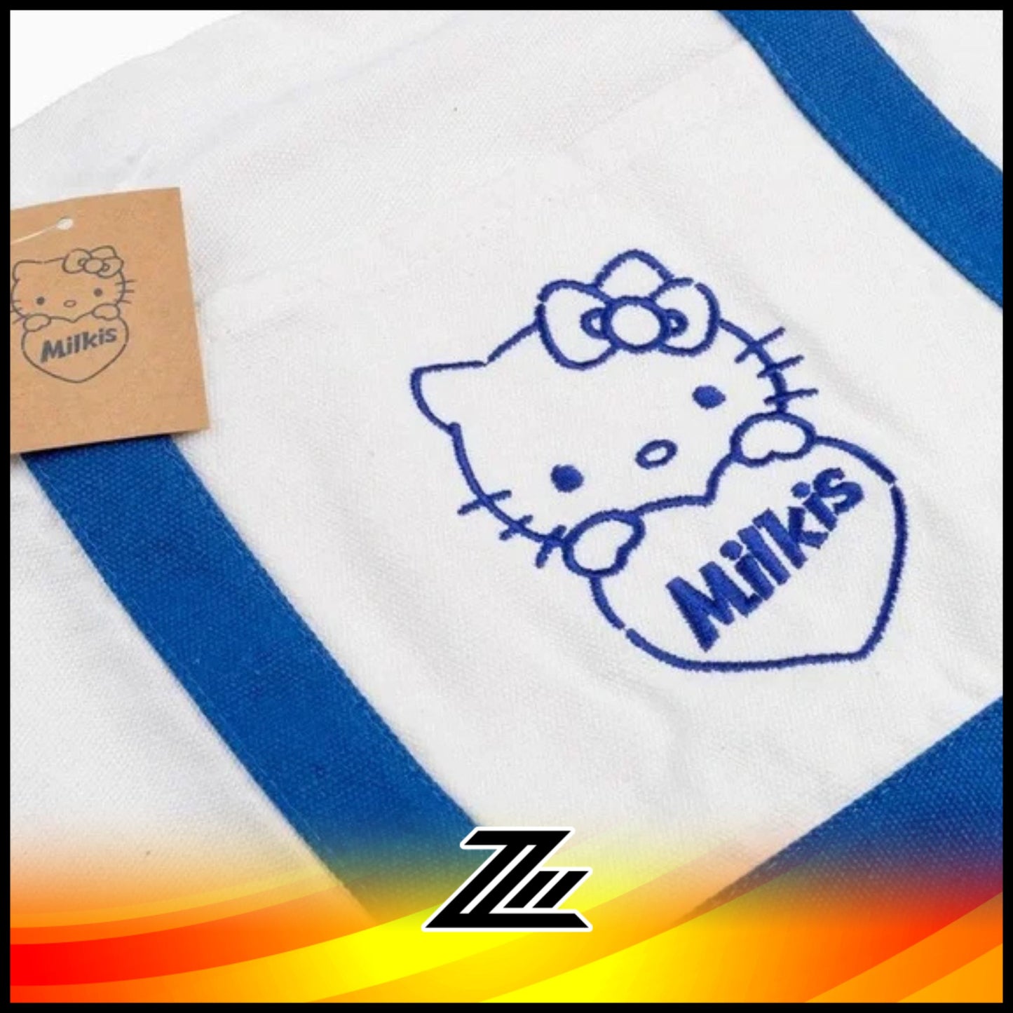 Lotte Milkis x Sanrio Characters Hello Kitty Eco Tote Bag NFS GWP by zilleon 2888