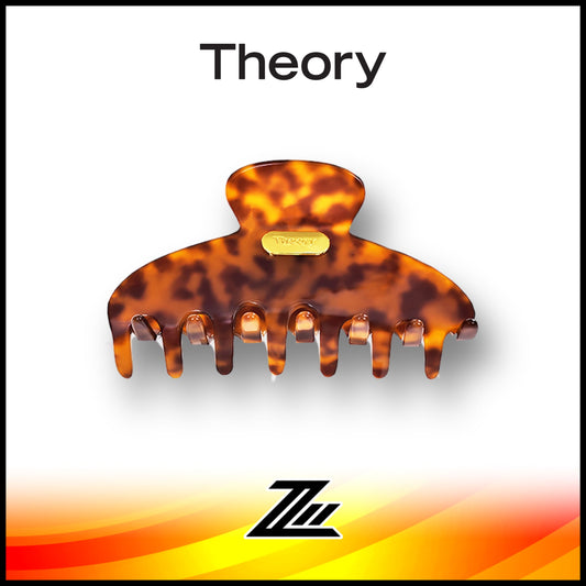 Theory Exclusive Tortoiseshell Acetate Acetic Acid Grasping Shark  Hair Clip by zilleon 2891