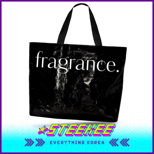 Hetras黑色可重复使用购物袋环保袋闪奇韩国3047