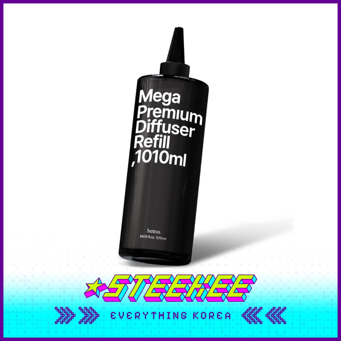 Hetras大容量高级香薰家用室内芳香疗愈香氛扩香液补充装1010ml闪奇韩国3046