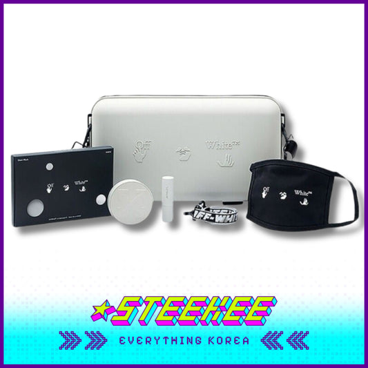Off-White X Amorepacific Protection Box Kit Mask Sun Cushion Lip Balm by Steekee Korea 2420