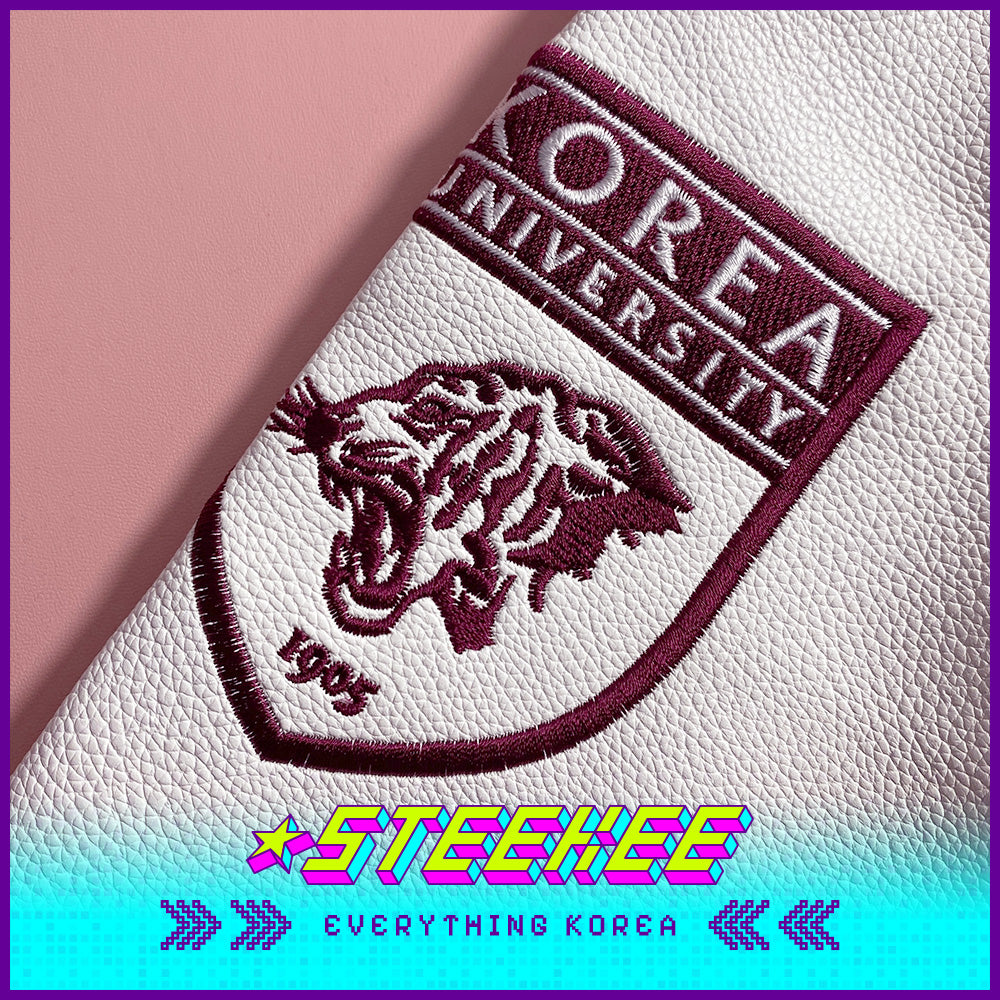 韩国高丽大学深红色棒球夹克金色版闪奇韩国2531