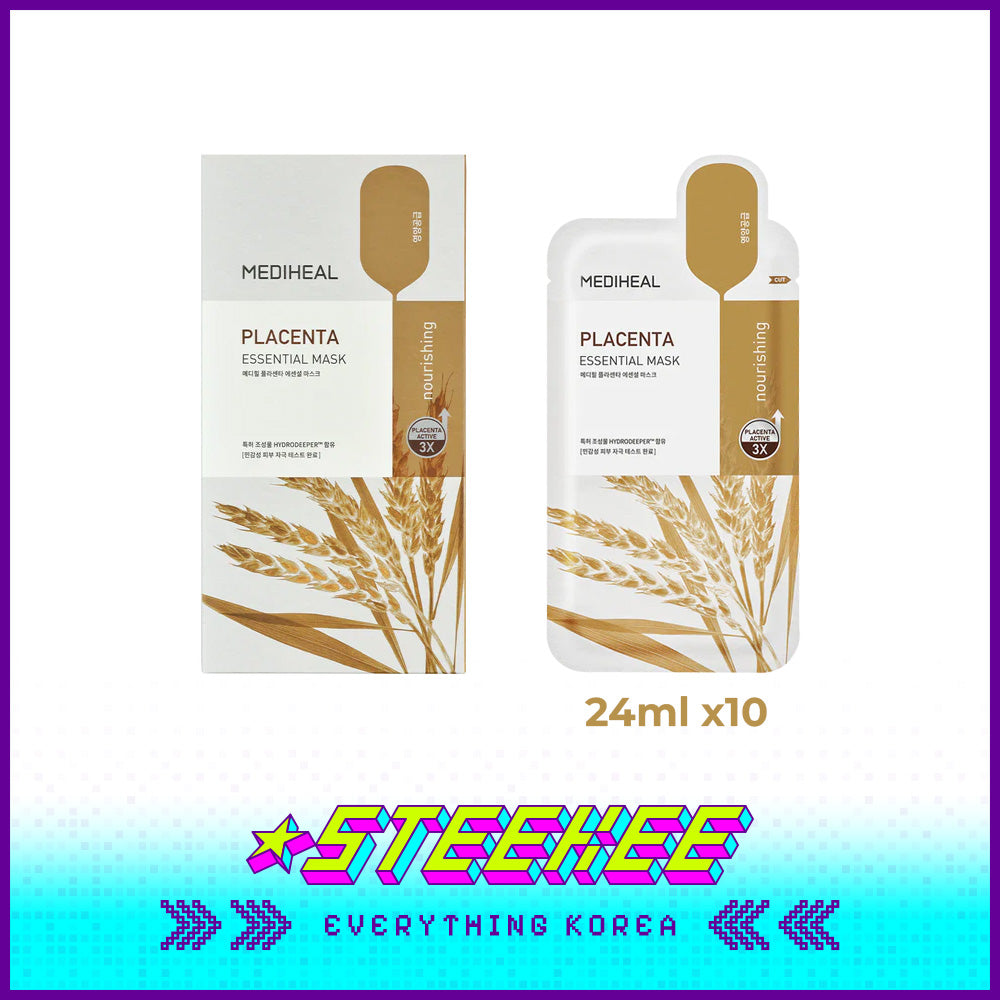 MEDIHEAL Placenta Essential Firming Anti-aging Mask Sheet by Steekee Korea 2475