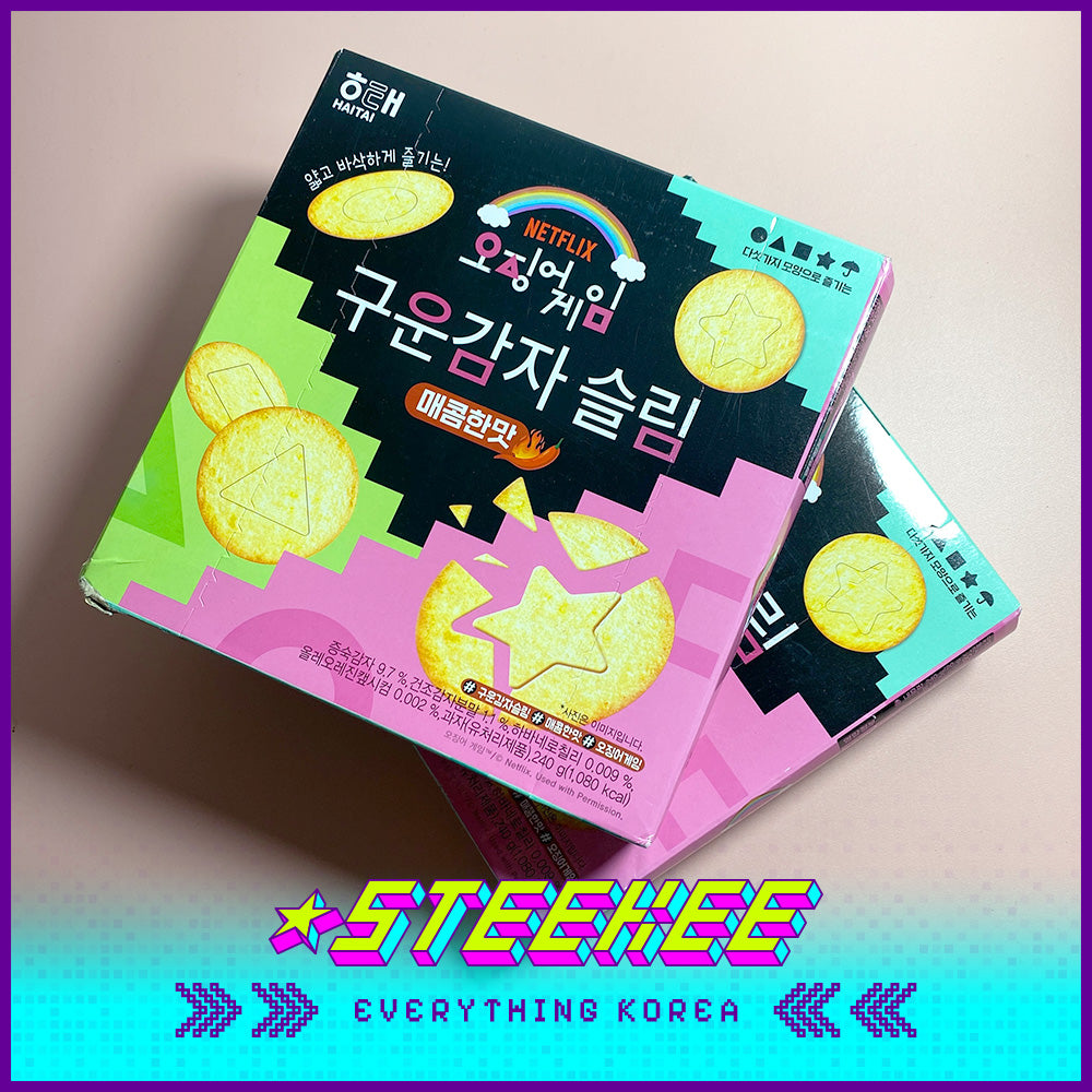 Haitai Netflix Squid Game X Spicy Baked Potato Slim Snack 240g by Steekee Korea 1949