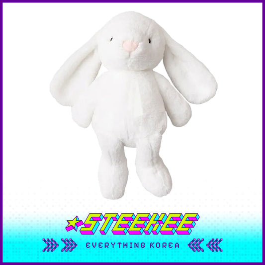 大创毛绒柔软蓬松兔子安抚玩偶白色闪奇韩国3057