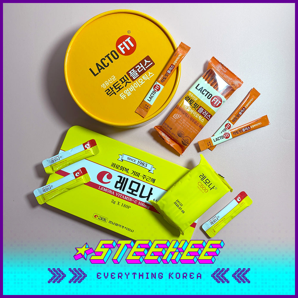 LACTOFIT Probiotics Core x LEMONA Vitamin C Sample Daily Supplement Set by Steekee Korea 3036