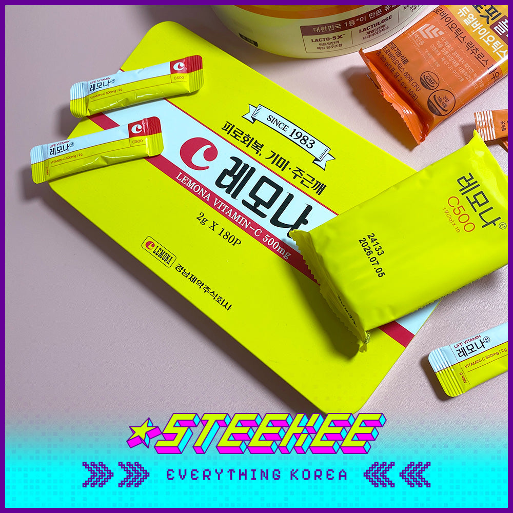 LACTOFIT Probiotics Core x LEMONA Vitamin C Sample Daily Supplement Set by Steekee Korea 3036