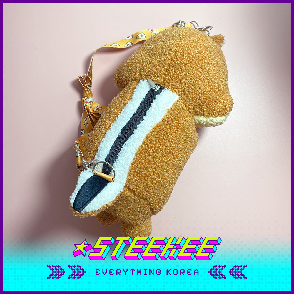 Daiso Disney Chip n Dale Crossbody Bag Kids Plush Toys by Steekee Korea 2990