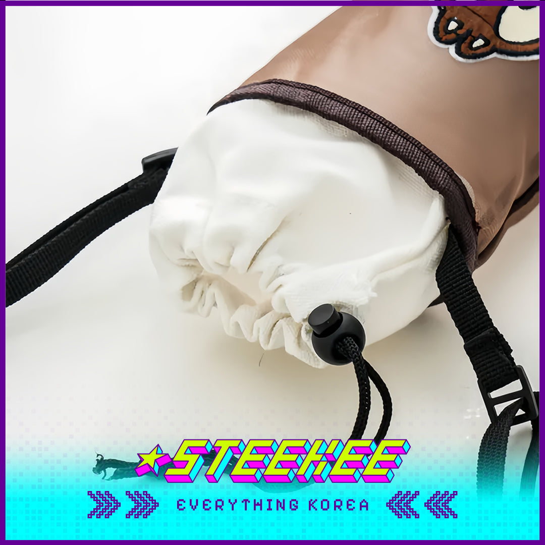 Daiso Disney Chip 'n' Dale Mesh Multifunctional Storage Sling Bag Drink Bag by Steekee Korea 3061