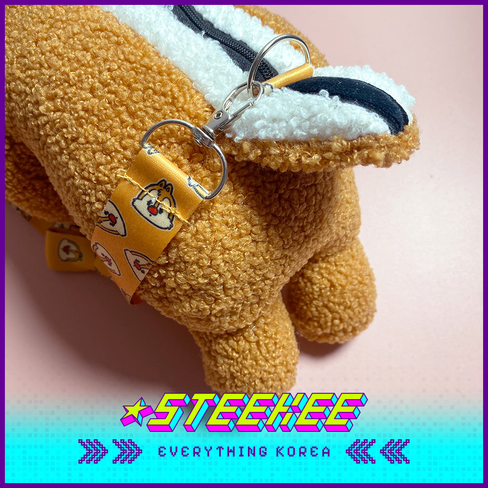 Daiso Disney Chip n Dale Crossbody Bag Kids Plush Toys by Steekee Korea 2990