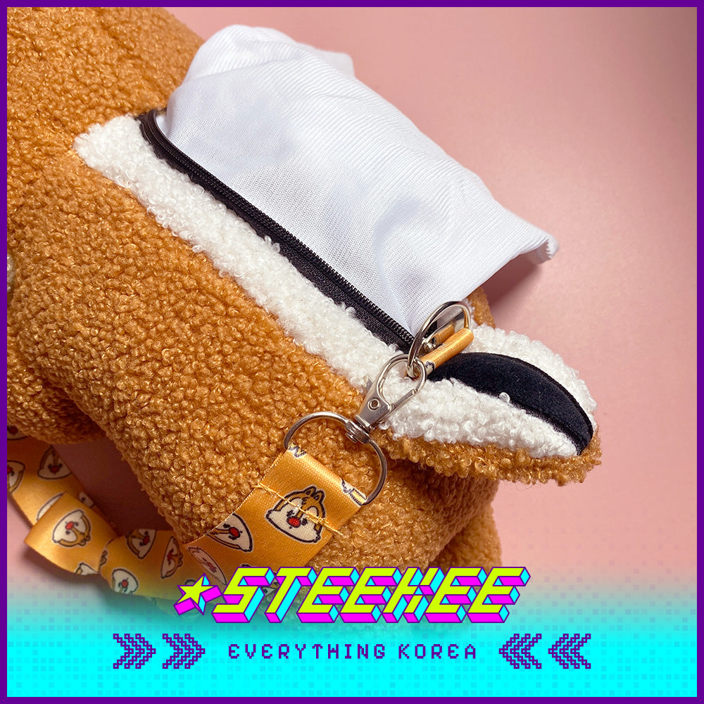 Daiso Disney Chip n Dale Crossbody Bag Kids Plush Toys by Steekee Korea 2990