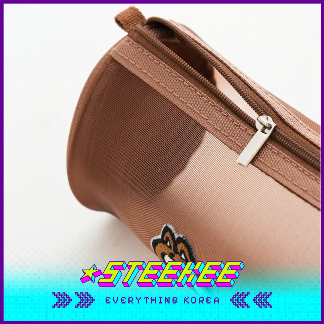 Daiso Disney Chip 'n' Dale Mesh Multifunctional Storage Sling Bag Drink Bag by Steekee Korea 3061