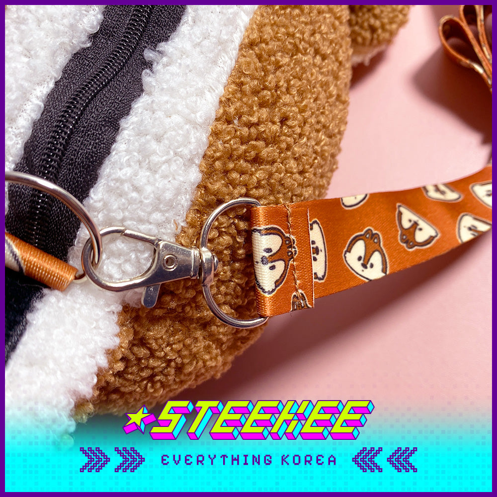 Daiso Disney Chip n Dale Crossbody Bag Kids Plush Toys by Steekee Korea 2990