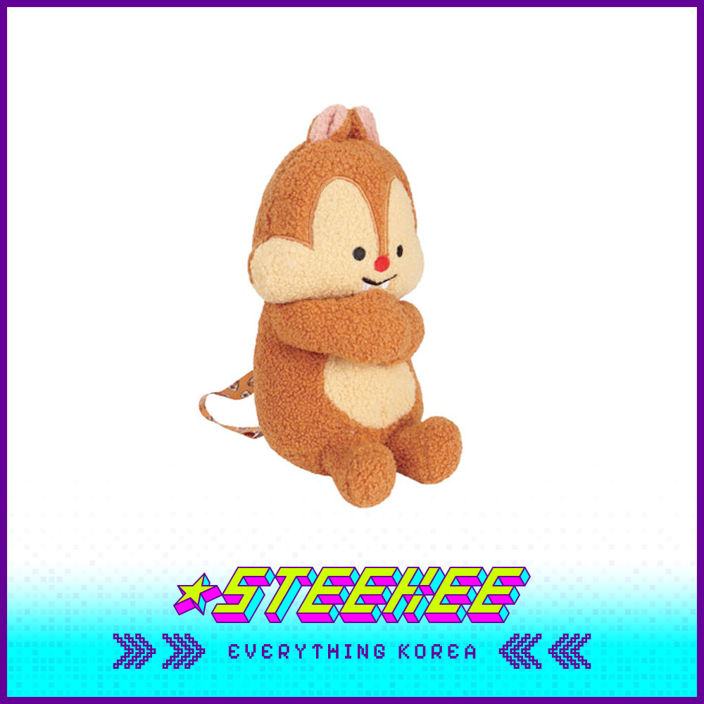 Daiso Disney Chip n Dale Crossbody Bag Kids Plush Toys by Steekee Korea 2990