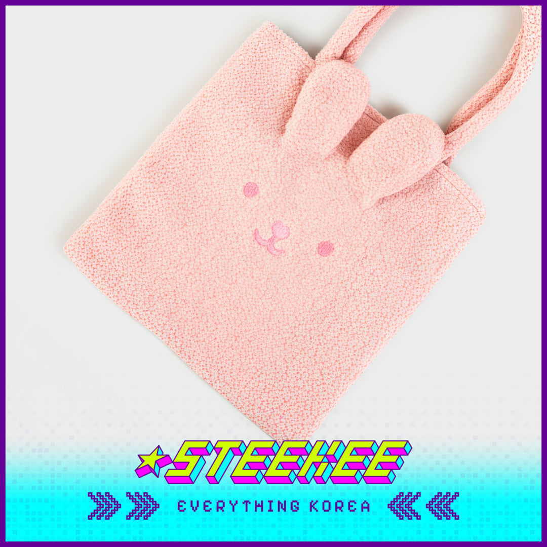 Daiso Cute Plush Fluffy Animal Shoulder Bag by Steekee Korea 3068