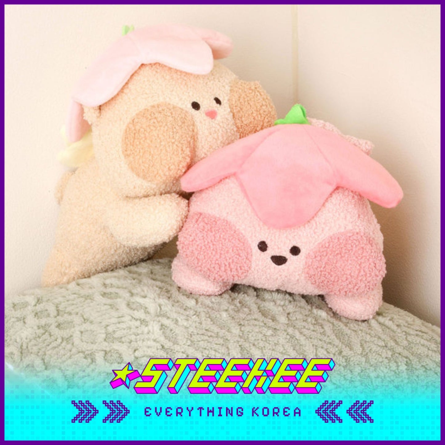 Daiso Chubby Cheek Friends Flying Fairy Soft Comfort Plush Kids Toys by Steekee Korea 2991