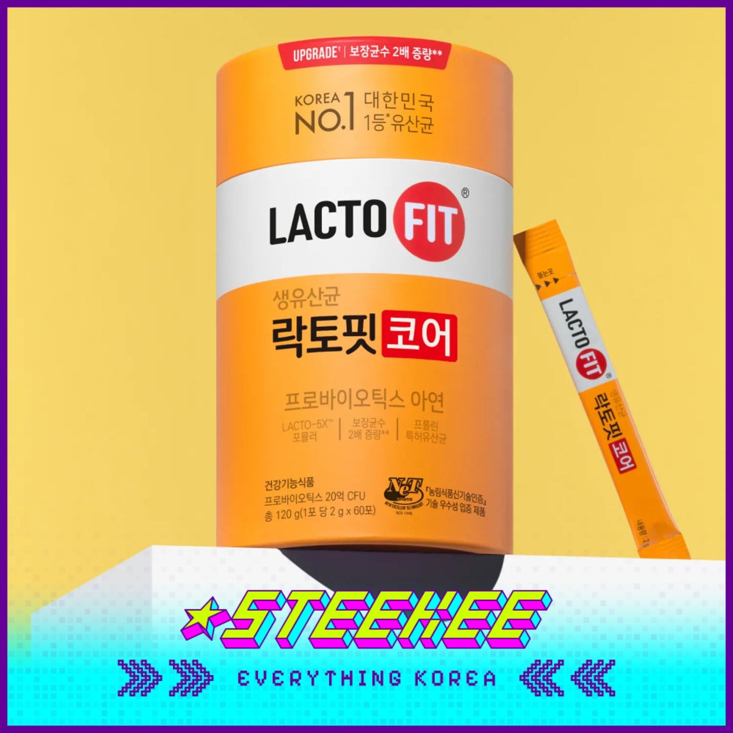 LACTOFIT Probiotics Core x LEMONA Vitamin C Sample Daily Supplement Set by Steekee Korea 3036
