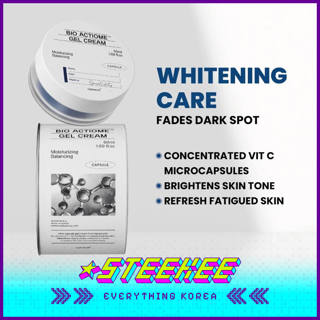 奥嘉娜Bio Actiome美白凝胶霜50ml闪奇韩国4005