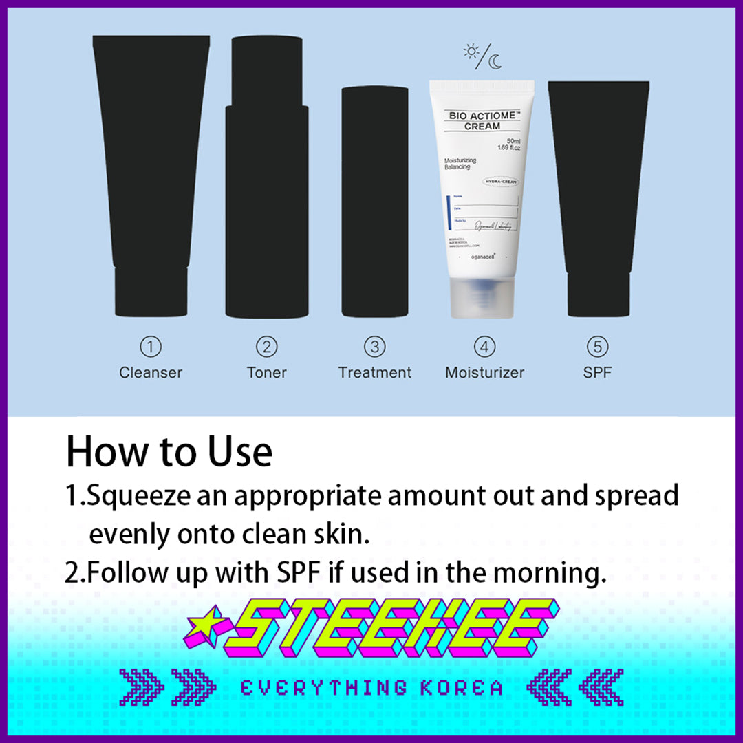 奥嘉娜Bio Actiome保湿平衡面霜50ml闪奇韩国4010