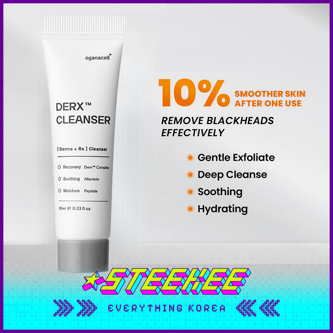 奥嘉娜DERX小气泡核桃去角质洁面洗脸霜10ml旅行小样套装闪奇韩国4019