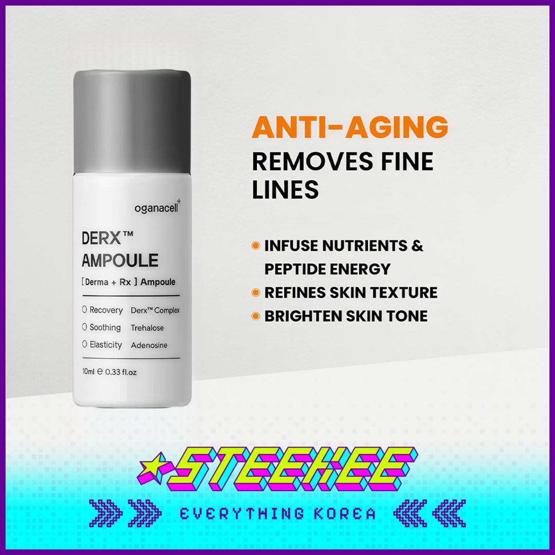 奥嘉娜DERX抗皱抗老安瓶精华10ml旅行小样套装闪奇韩国4020