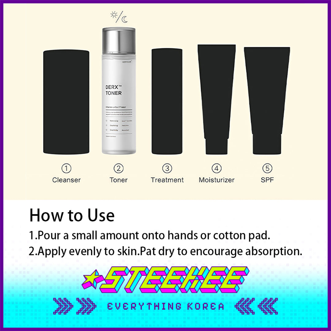 奥嘉娜DERX抗皱抗老护理爽肤水150ml闪奇韩国4023