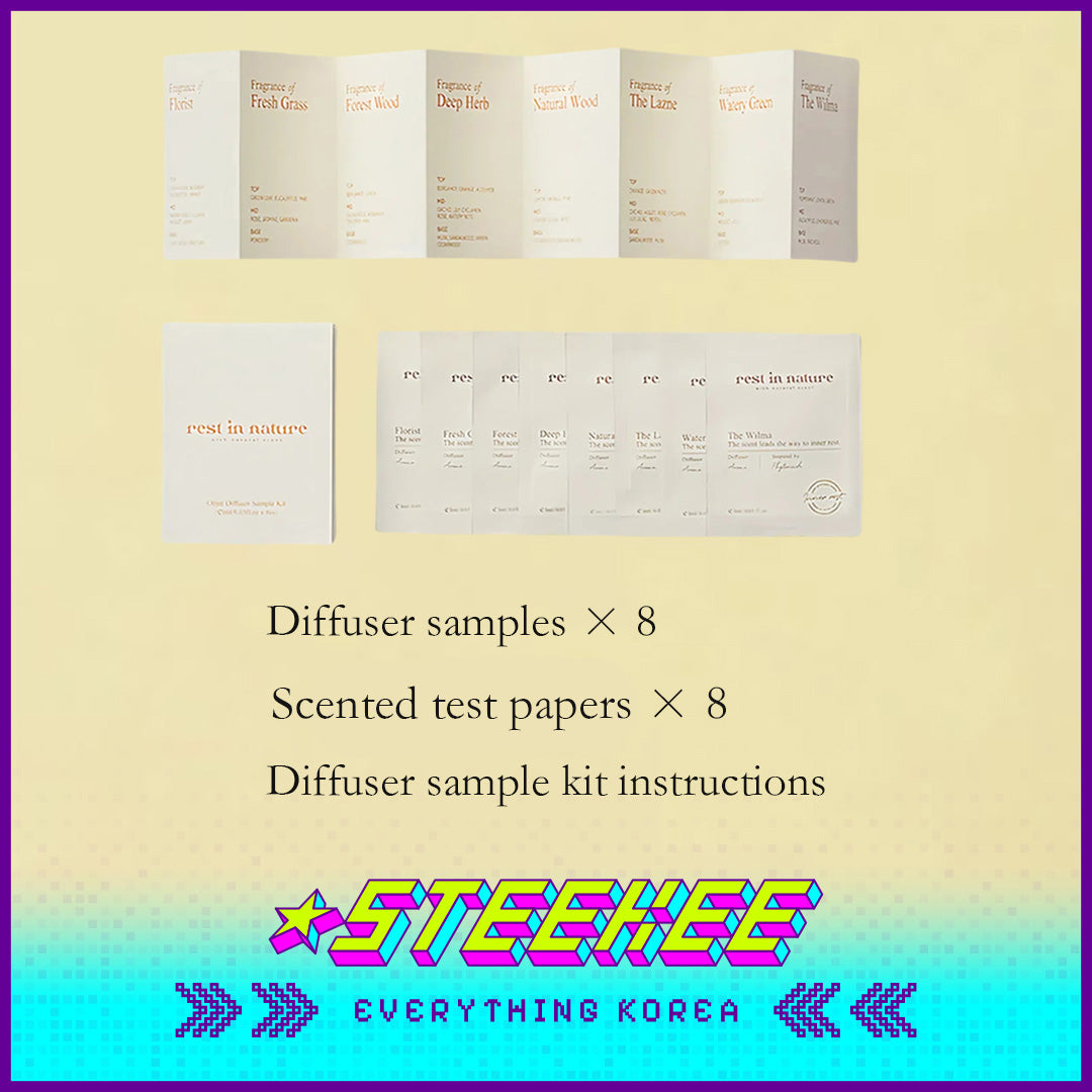 Rest in Nature芳香疗愈香薰试用8片装套装闪奇韩国4032