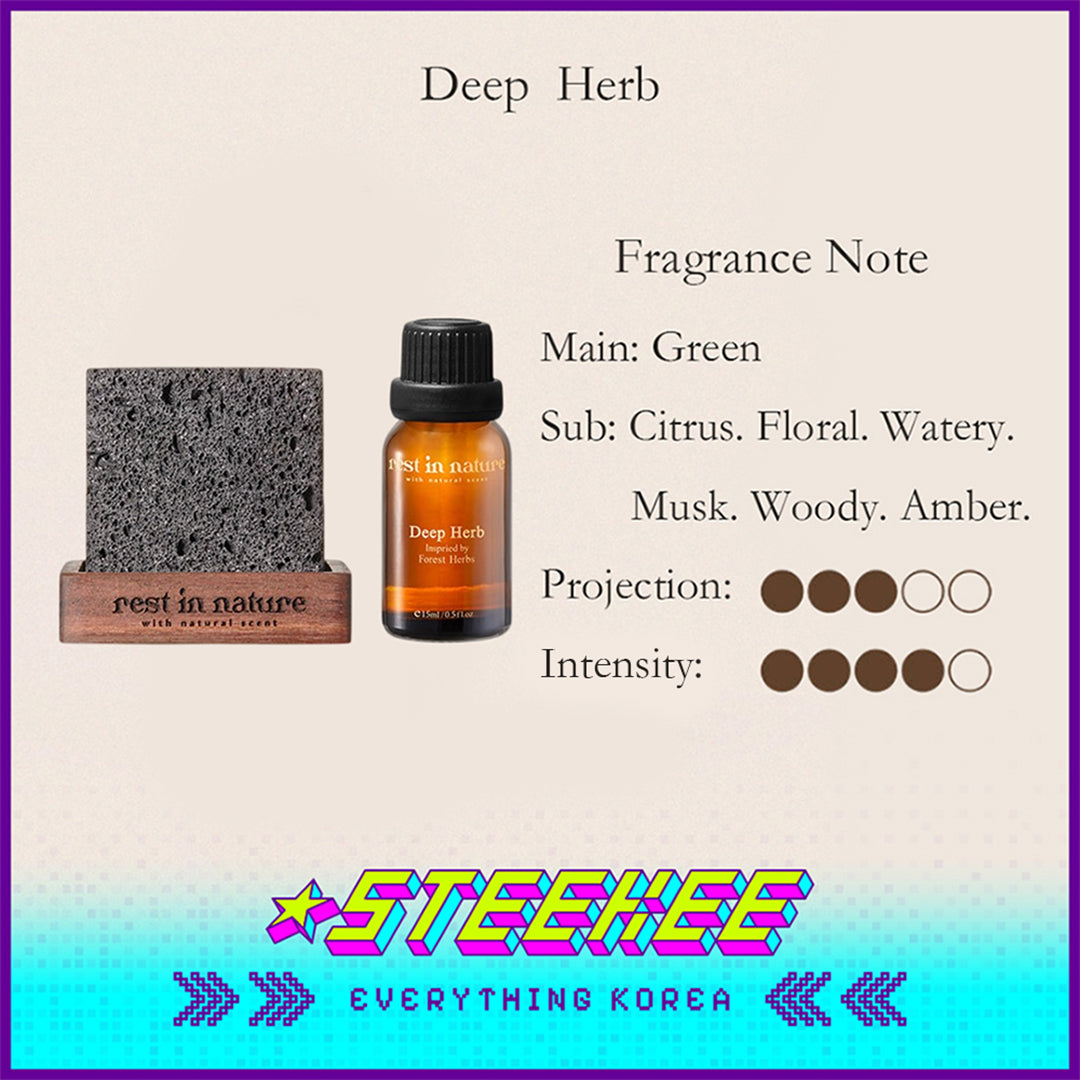 Rest in Nature芳香疗愈室内扩香火山石扩香石套装闪奇韩国4037