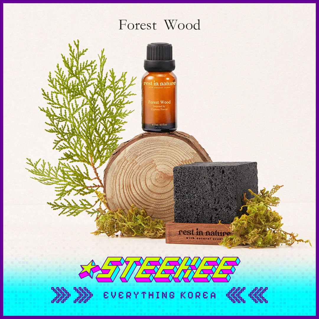 Rest in Nature芳香疗愈室内扩香火山石扩香石套装闪奇韩国4037