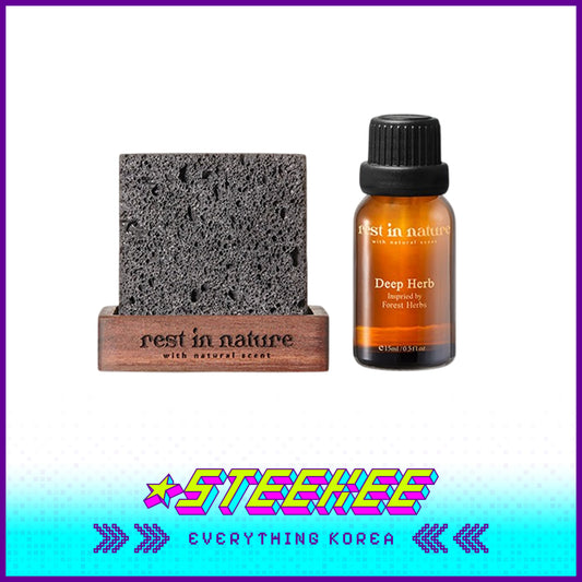 Rest in Nature芳香疗愈室内扩香火山石扩香石套装闪奇韩国4037