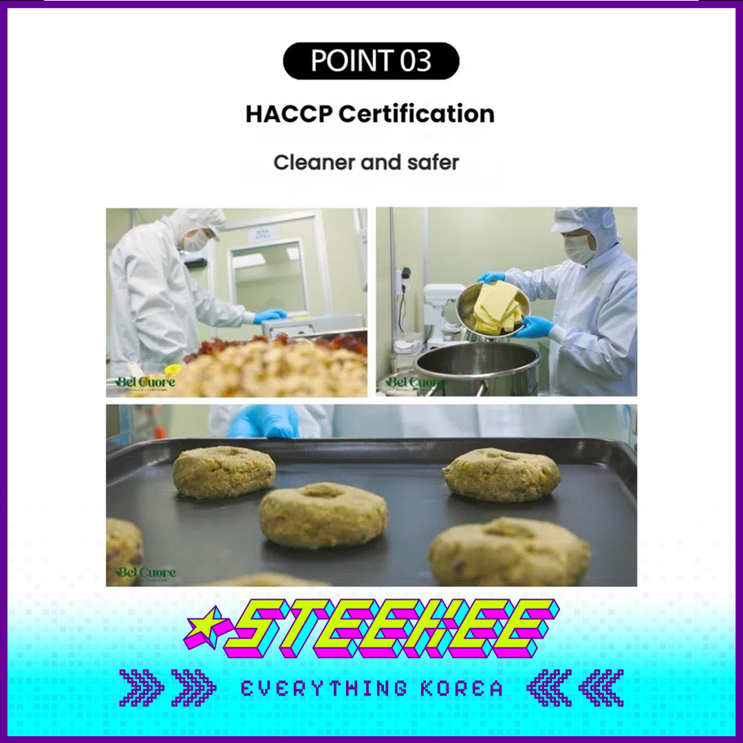 Bel Cuore原味抹茶巧克力红丝绒一口曲奇韩国制造纯手工低糖健康罐装黄油曲奇饼干110克闪奇韩国4048