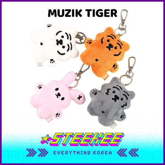 MUZIK TIGER小老虎毛绒玩偶钥匙扣挂饰闪奇韩国4060